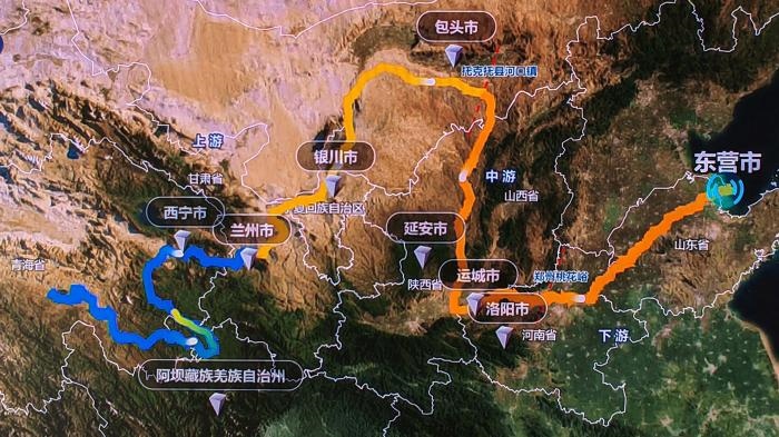 △黃河發(fā)源于青藏高原，呈“幾”字形流經青海、四川、甘肅、寧夏、內蒙古、山西、陜西、河南、山東9省區(qū)，全長5464公里。(資料圖)