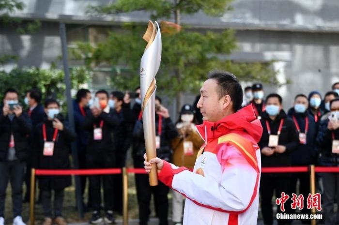 3月2日，北京2022年冬殘奧會火種采集儀式在中國盲文圖書館舉行，采集“希望之火”。 <a target='_blank' href='/'>中新社</a>記者 張興龍 攝