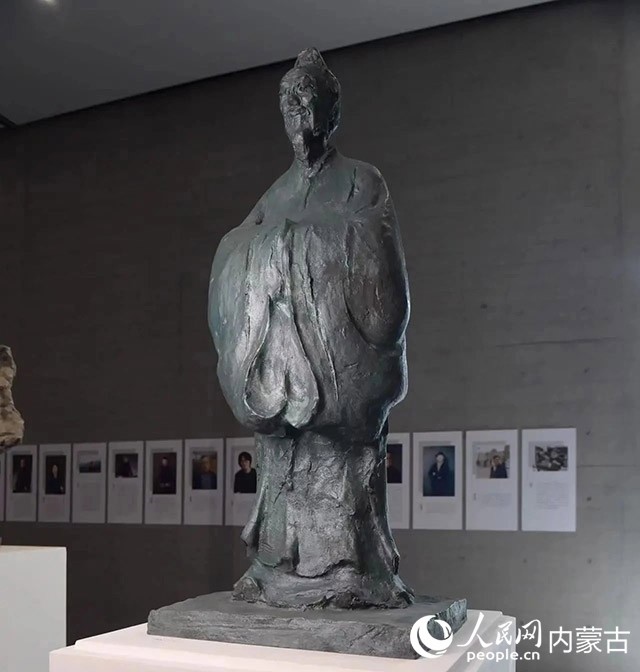吳為山作品《管子》。實習(xí)生 楊光攝