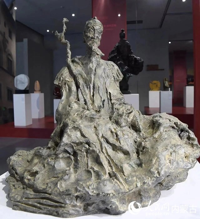 吳為山作品《莊子》。王劭凱攝