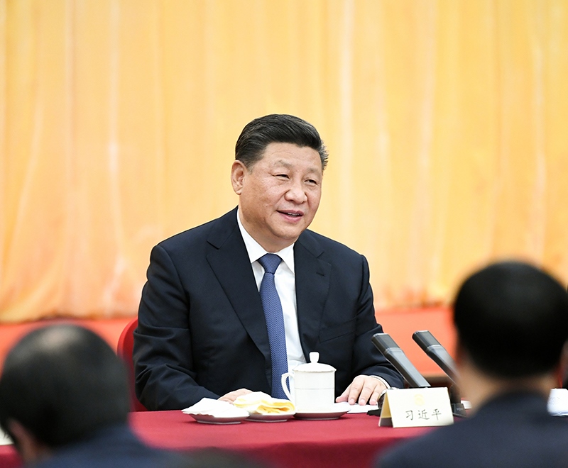 2019年3月4日下午，習(xí)近平總書記看望參加全國政協(xié)十三屆二次會議的文化藝術(shù)界、社會科學(xué)界委員，并參加聯(lián)組會，聽取意見和建議。