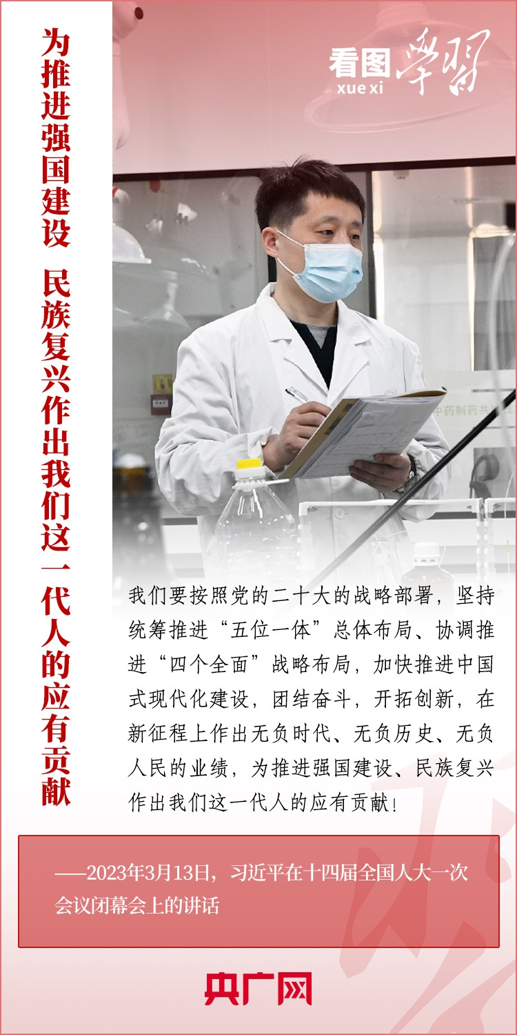 看圖學(xué)習(xí)丨為推進(jìn)強(qiáng)國建設(shè)、民族復(fù)興作出我們這一代人的應(yīng)有貢獻(xiàn)