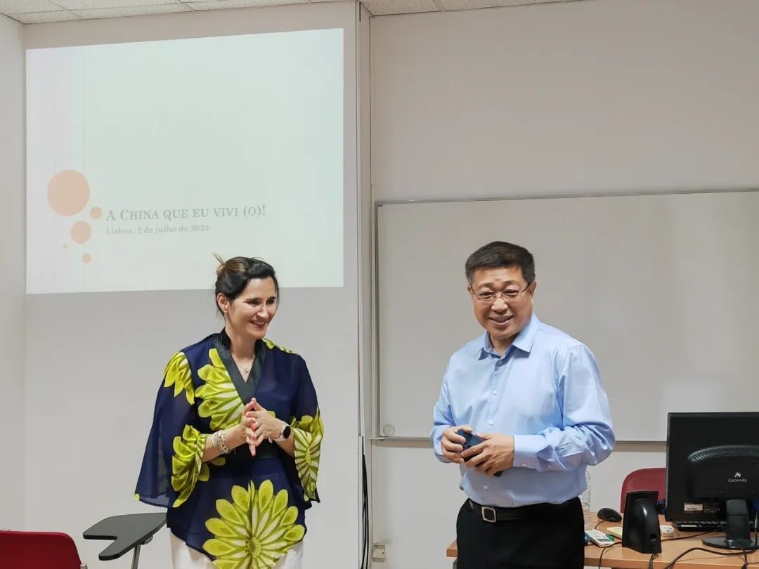 里斯本大學(xué)孔子學(xué)院組織漢語(yǔ)角活動(dòng)。 圖片來(lái)源：里斯本大學(xué)孔子學(xué)院公眾號(hào)