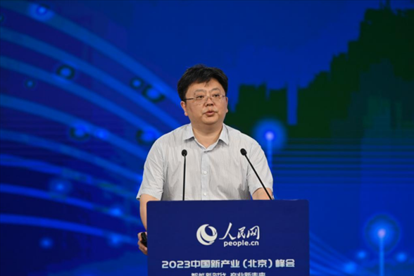 傳播內(nèi)容認(rèn)知全國重點(diǎn)實(shí)驗(yàn)室首席科學(xué)家張勇東。人民網(wǎng)記者 于凱攝