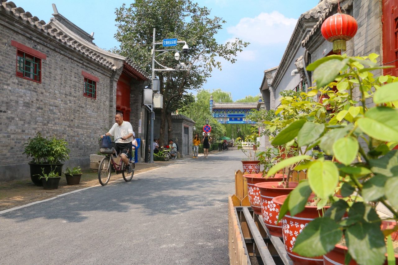  北京市南鑼鼓巷片區(qū)雨兒胡同（2019年7月25日攝）。