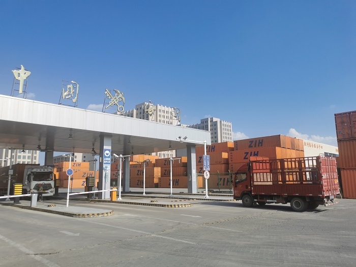 鄭州國際陸港海關(guān)監(jiān)管場(chǎng)所。鄭州車站海關(guān)供圖