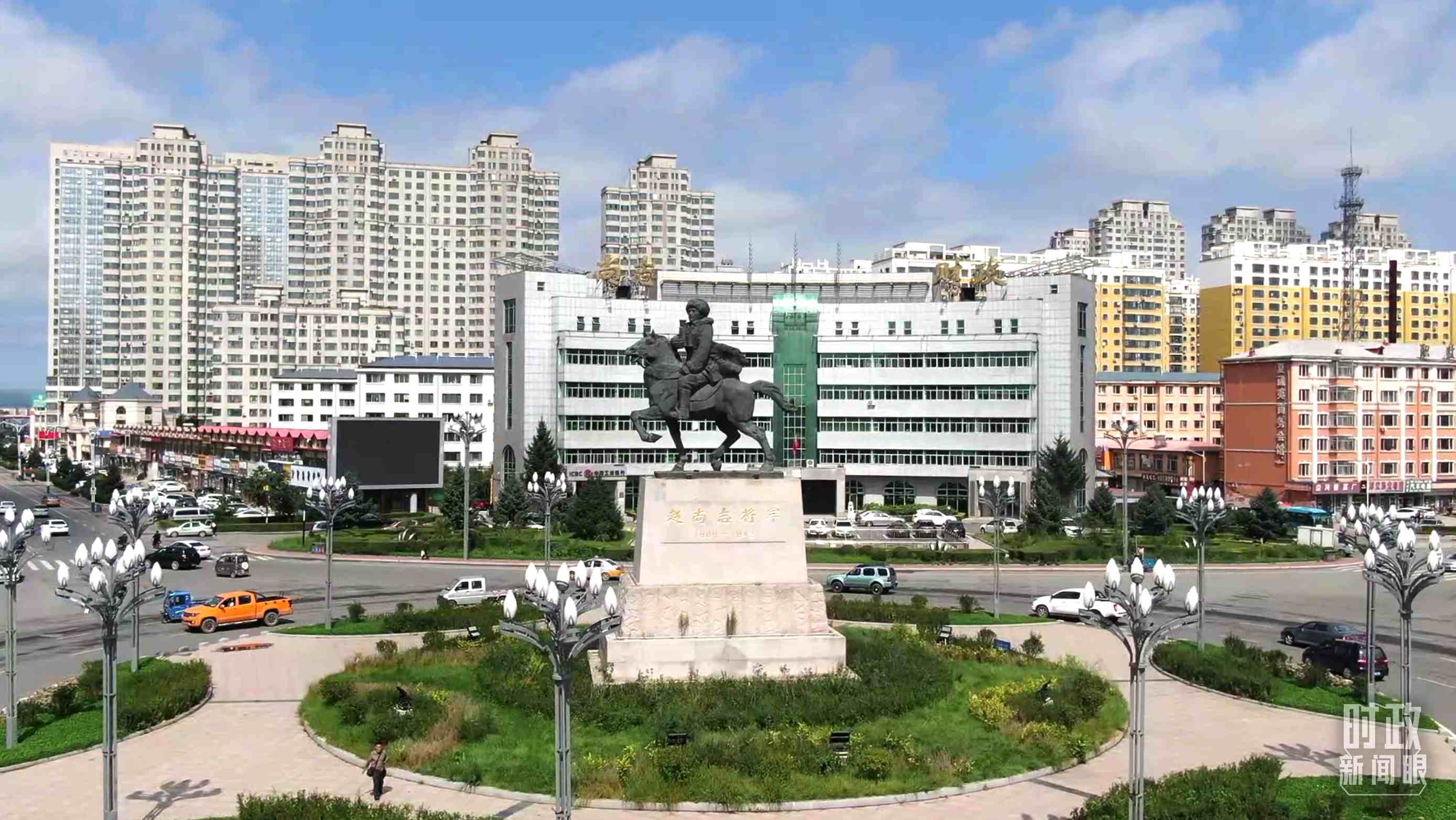 △哈爾濱市尚志市航拍。（總臺(tái)央視記者張耿生拍攝）