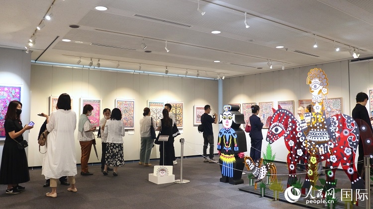 到場民眾觀看展覽。人民網(wǎng) 許可攝