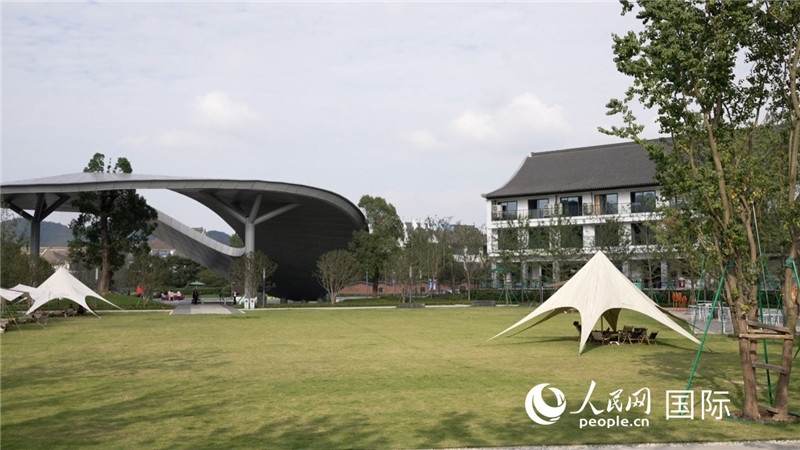 安吉露營地。人民網 彭昱凱攝