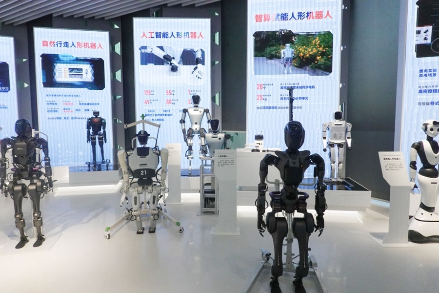 上?？萍紕?chuàng)新成果展（2023年11月28日攝）。