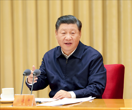2020年11月16日至17日，中央全面依法治國工作會議在北京召開。中共中央總書記、國家主席、中央軍委主席習(xí)近平出席會議并發(fā)表重要講話。圖/新華社記者 龐興雷 攝