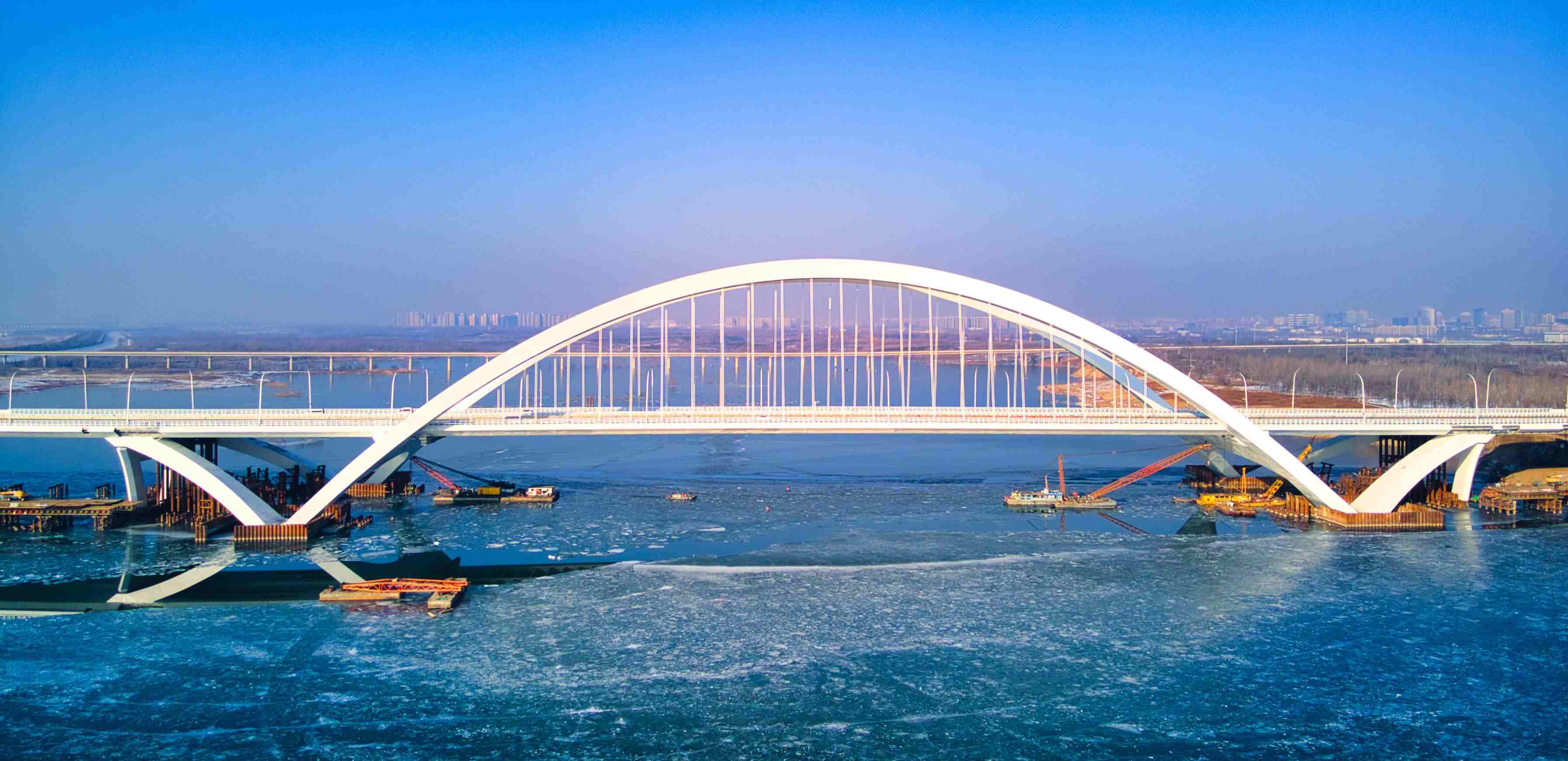 開通后的京雄大橋。受訪方供圖