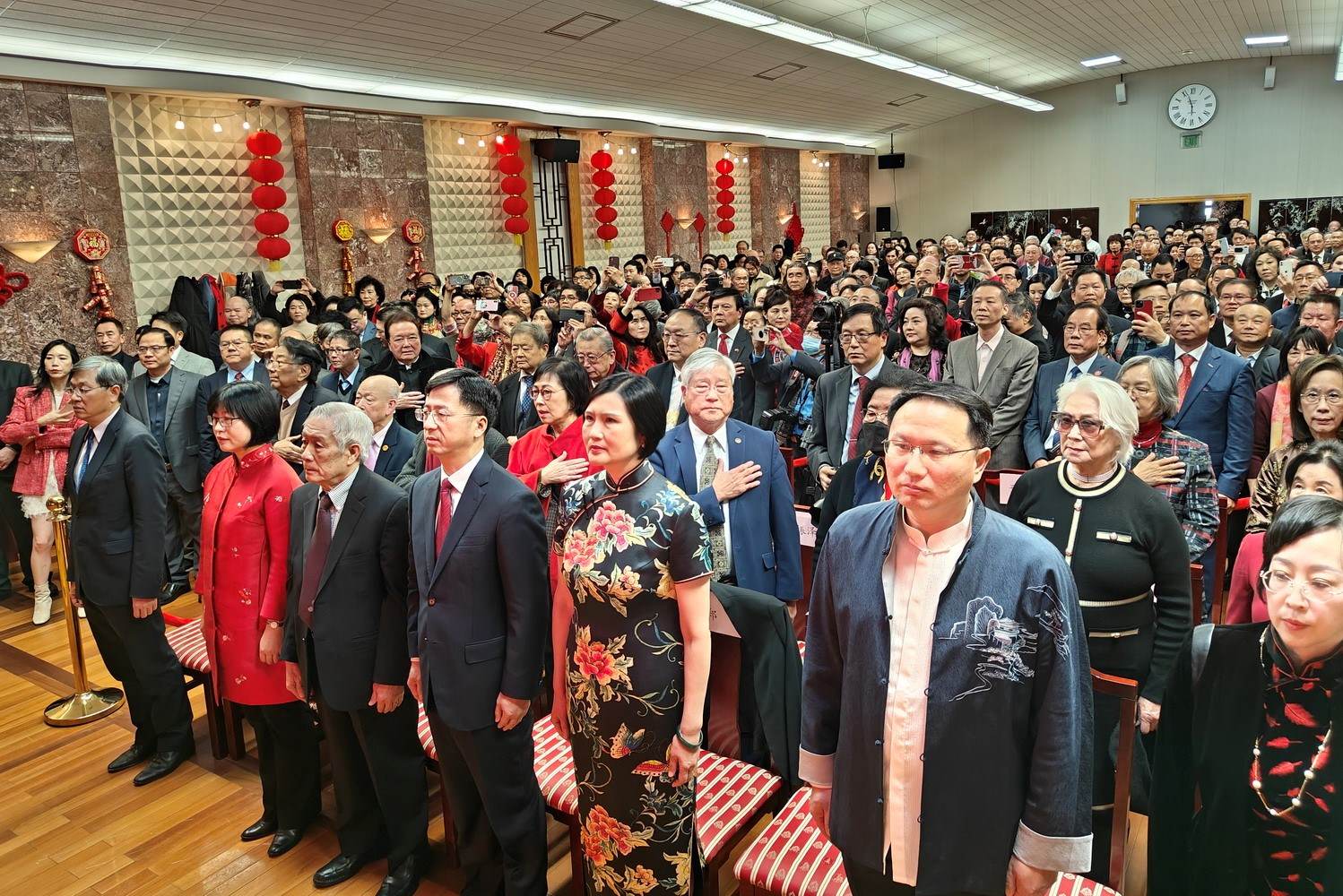 領(lǐng)區(qū)各州代表參加招待會(huì)。主辦方供圖