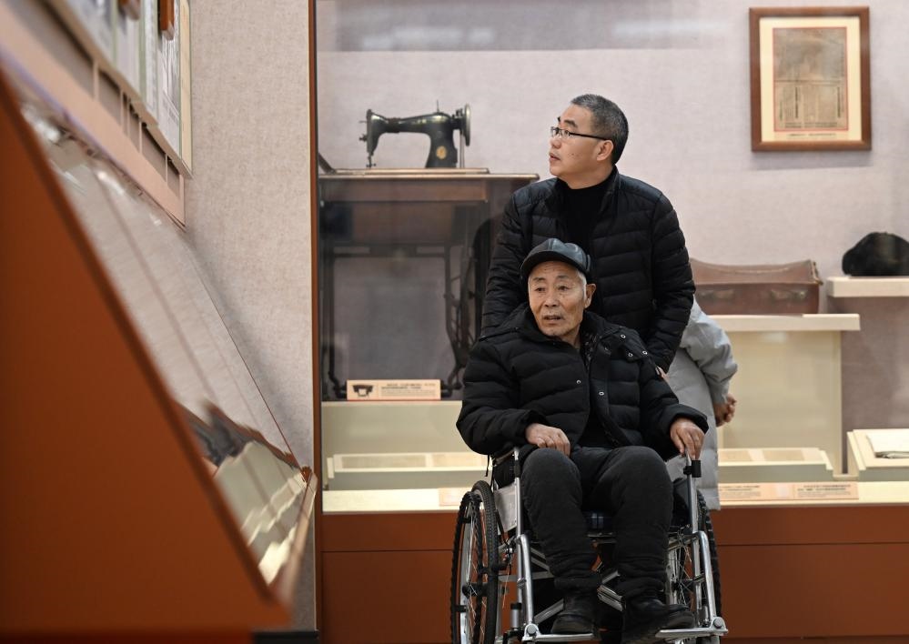 2024年1月29日，市民在平津戰(zhàn)役紀念館參觀。