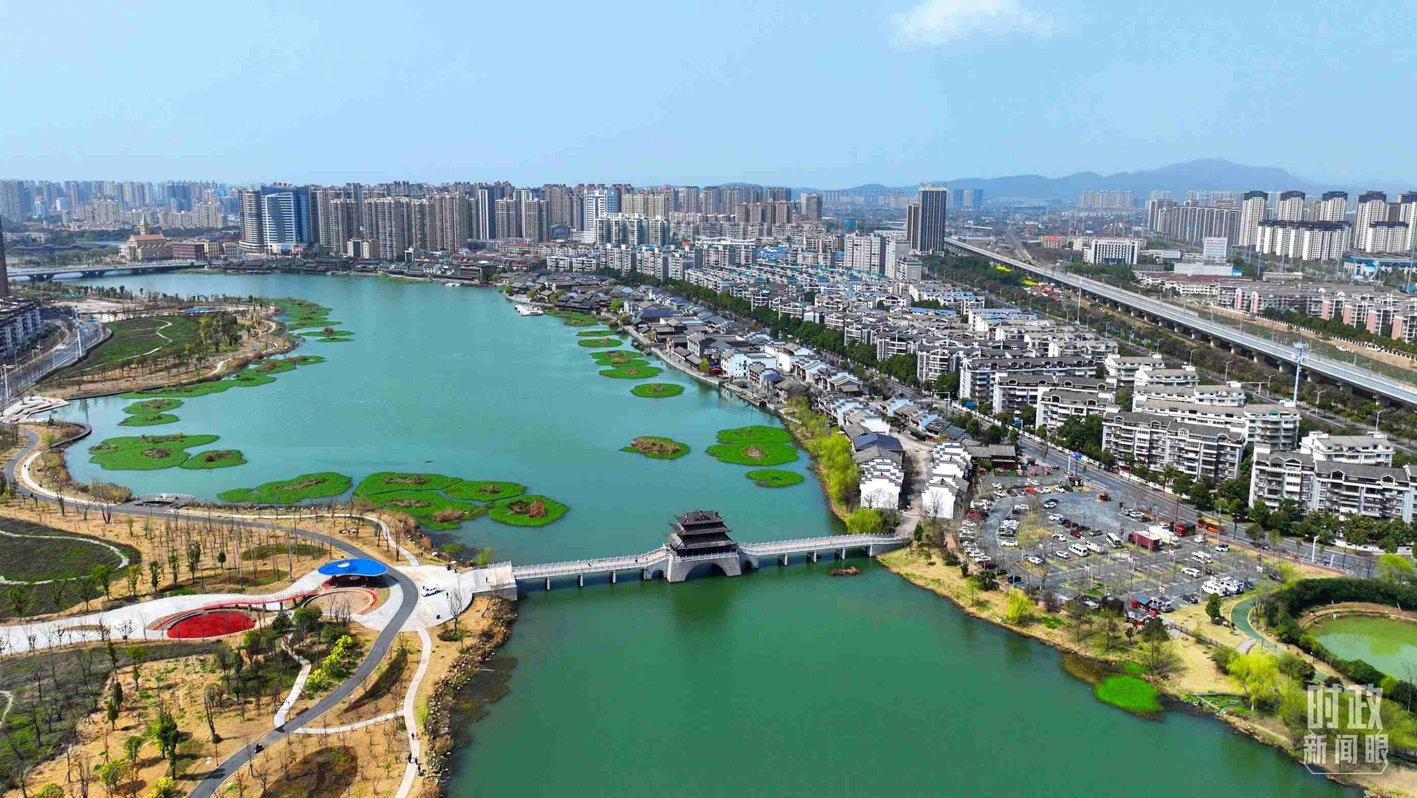 湖南常德。此次座談會前，習近平在長沙、常德兩地實地考察。（總臺央視記者范凱拍攝）