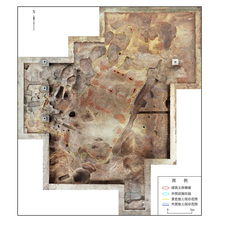 屈家?guī)X文化大型建筑F38正射影像。中國(guó)文物報(bào)社供圖