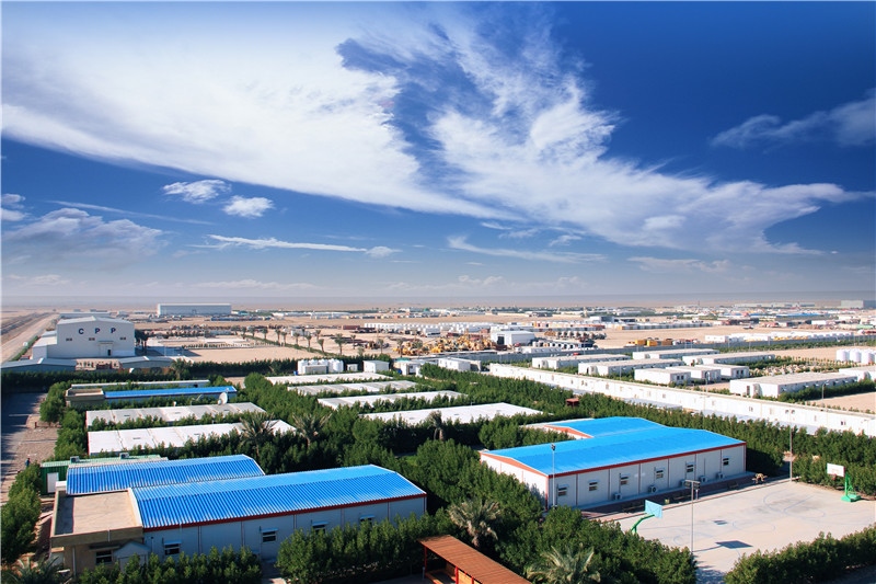 圖為中石油管道局伊拉克魯邁拉項(xiàng)目營地，中石油管道局供圖