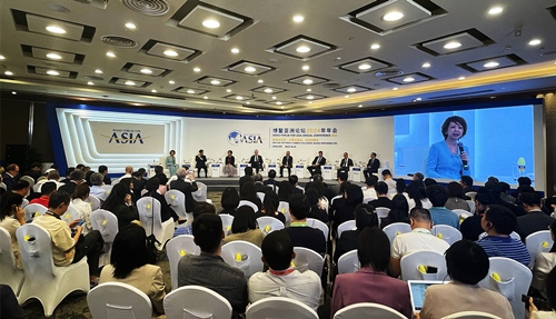 博鰲亞洲論壇2024年年會“人工智能全球治理”分論壇。人民網(wǎng)記者 喬雪峰攝