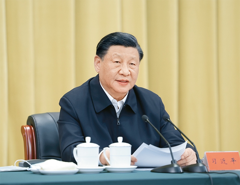 2023年6月2日，中共中央總書記、國家主席、中央軍委主席習(xí)近平在北京出席文化傳承發(fā)展座談會并發(fā)表重要講話。 新華社記者 鞠鵬/攝