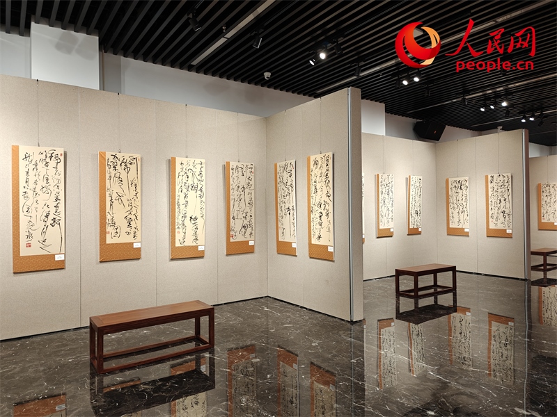 展廳現(xiàn)場(chǎng)。人民網(wǎng)記者 韋衍行攝