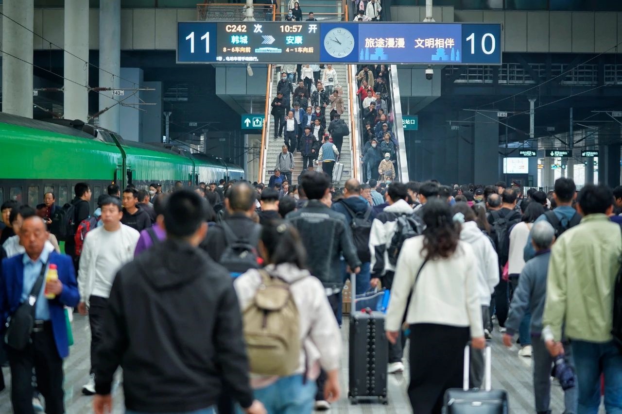鐵路“五一”小長假運輸今日啟動。國鐵集團(tuán)供圖