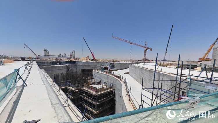 德拉伊耶門項(xiàng)目建設(shè)場景。艾哈邁德攝