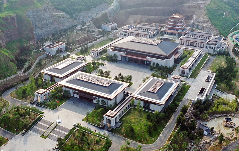 這是2022年7月30日拍攝的中國國家版本館中央總館。