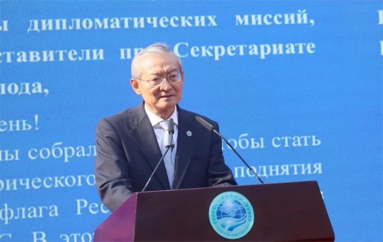 上合組織秘書長張明出席活動并致辭。主辦方供圖