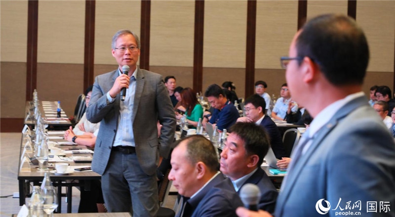 講座現(xiàn)場互動。人民網(wǎng)記者 簡承淵攝