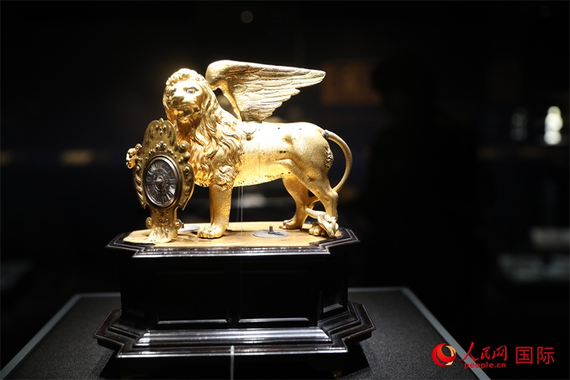 展覽“傳奇之旅：馬可·波羅與絲綢之路上的世界”展品。人民網(wǎng) 殷韜攝