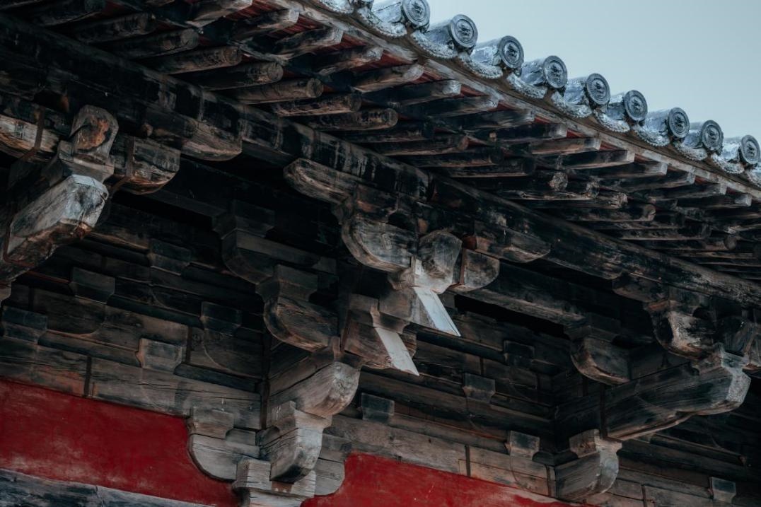 高平市崇明寺古建筑局部。邱活攝