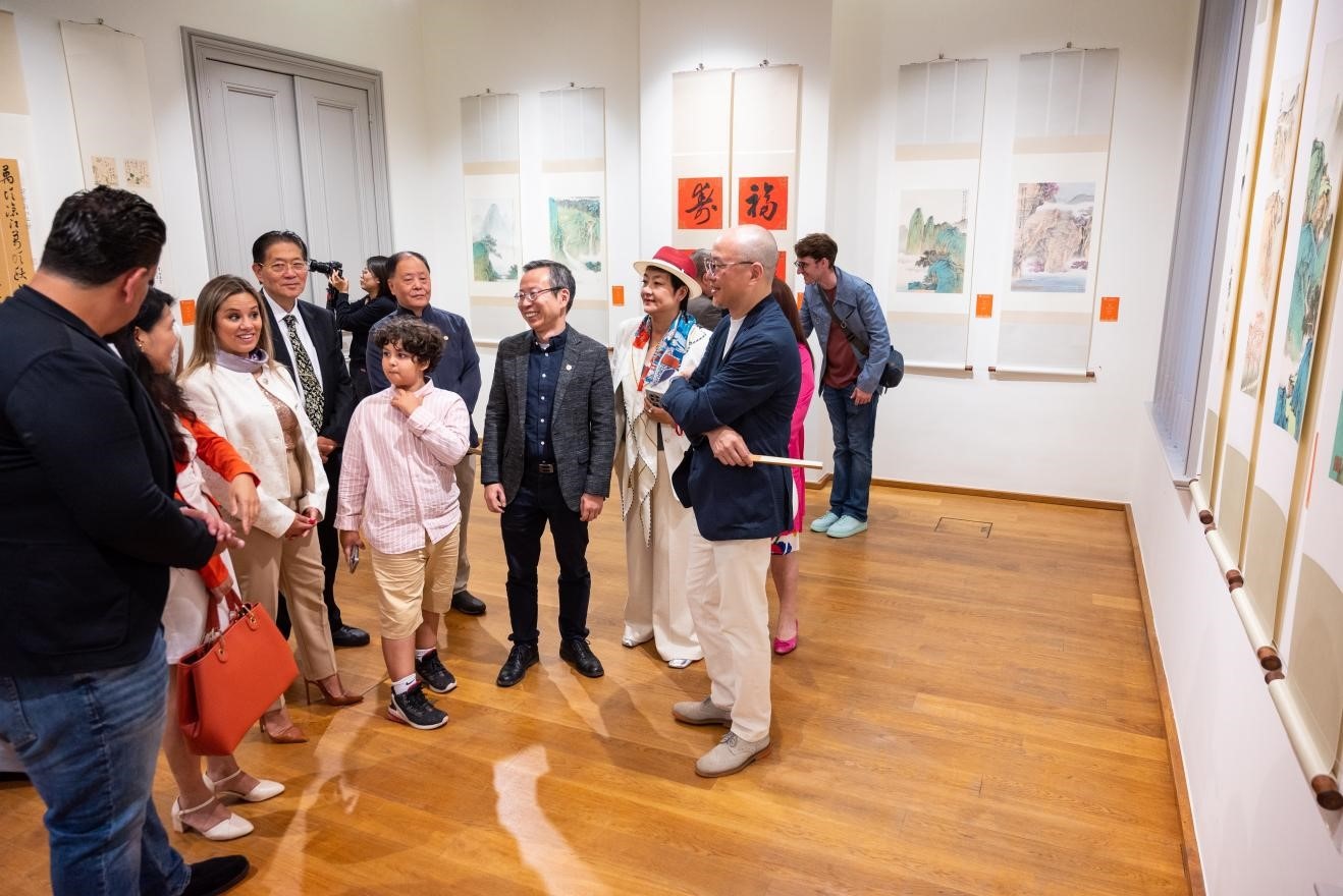 圖為展覽現(xiàn)場。布魯塞爾中國文化中心供圖