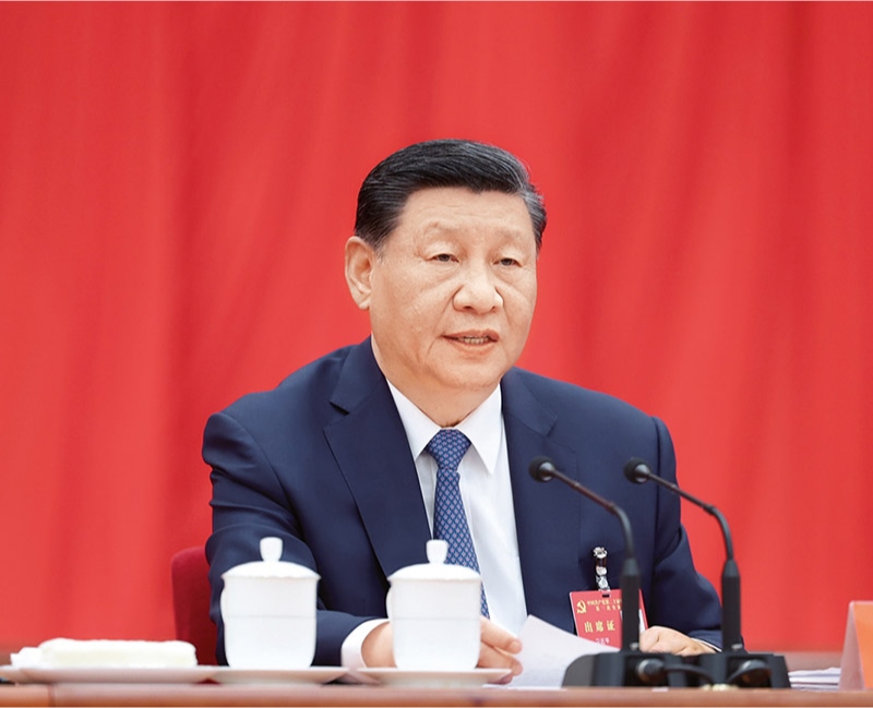 中國共產(chǎn)黨第二十屆中央委員會第三次全體會議，于2024年7月15日至18日在北京舉行。中央委員會總書記習近平作重要講話。 新華社記者 鞠鵬/攝