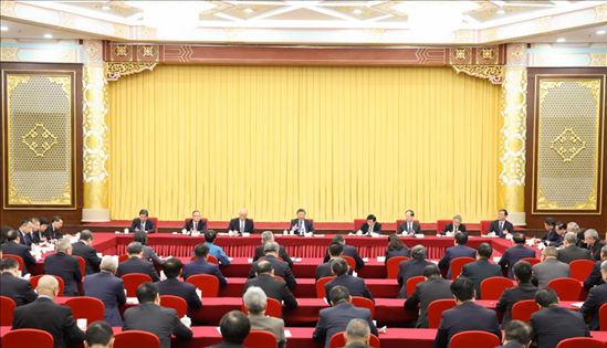 2024年3月6日，中共中央總書記、國家主席、中央軍委主席習近平看望參加全國政協(xié)十四屆二次會議的民革、科技界、環(huán)境資源界委員，并參加聯(lián)組會，聽取意見和建議。新華社記者 黃敬文 攝