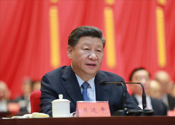 2019年9月20日，中央政協(xié)工作會議暨慶祝中國人民政治協(xié)商會議成立70周年大會在全國政協(xié)禮堂召開。中共中央總書記、國家主席、中央軍委主席習近平出席大會并發(fā)表重要講話。新華社記者 丁林 攝