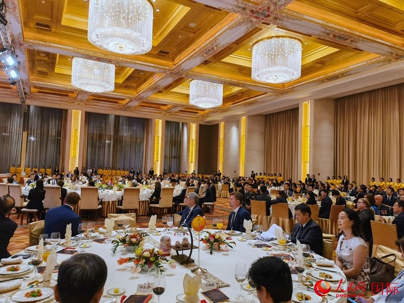 慶祝中俄建交75周年招待會在京舉行。人民網(wǎng)記者 李明琪攝