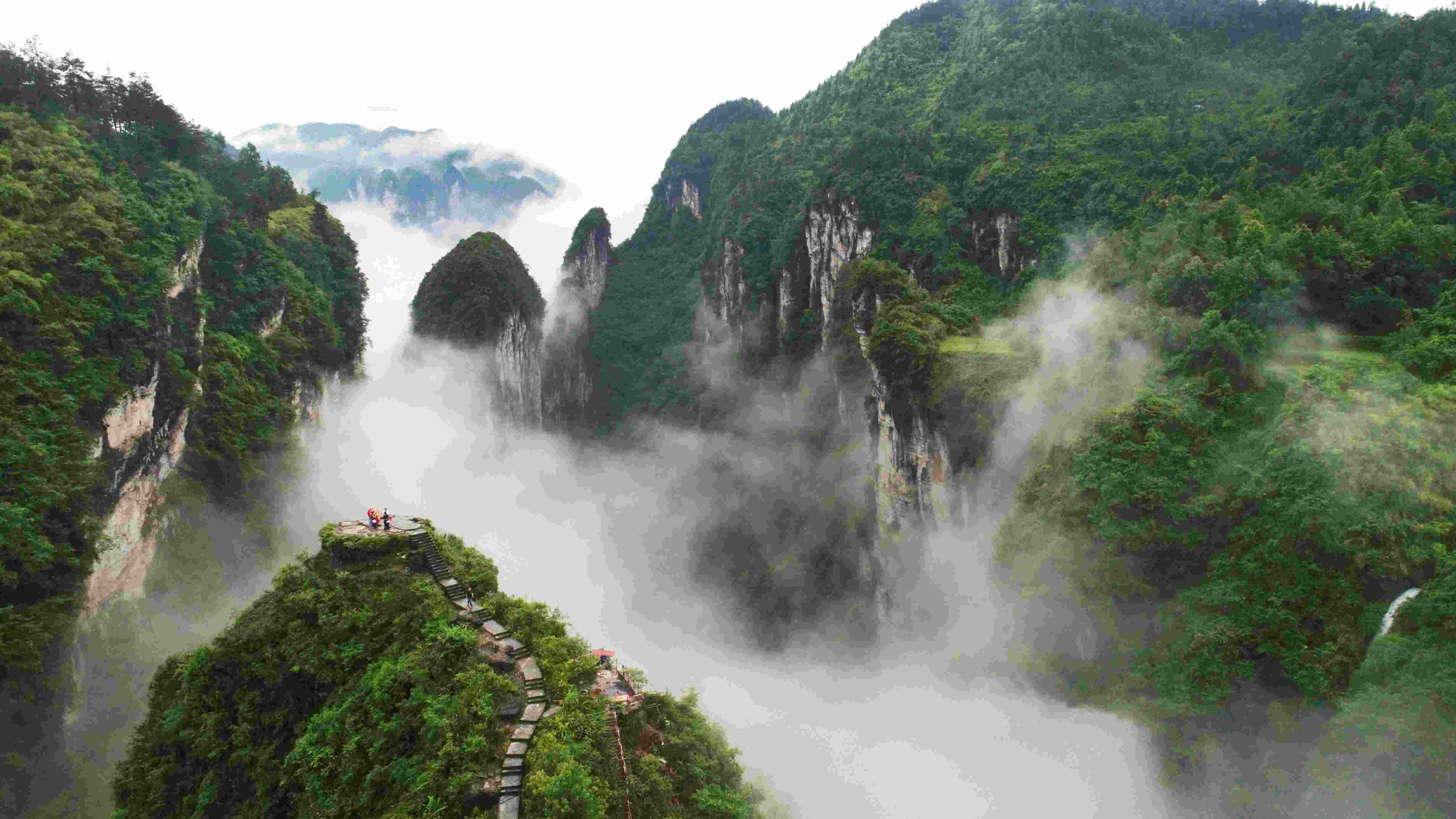 湖南矮寨國(guó)家森林公園。受訪者供圖