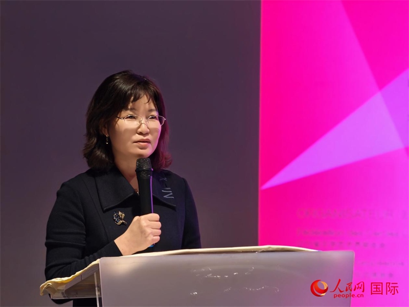 遼寧省文聯(lián)黨組書記、主席邵玉英致辭。人民網(wǎng)記者 于超凡攝
