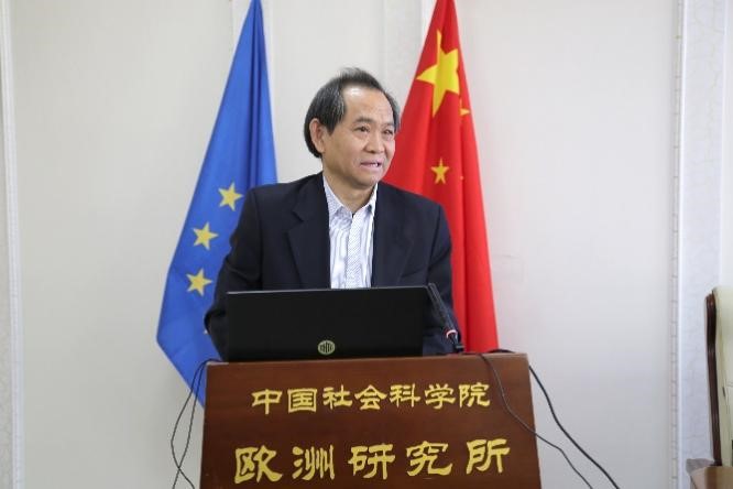 中國(guó)社會(huì)科學(xué)院歐洲研究所黨委書(shū)記、副所長(zhǎng)公茂虹主持開(kāi)幕式。吳迪攝