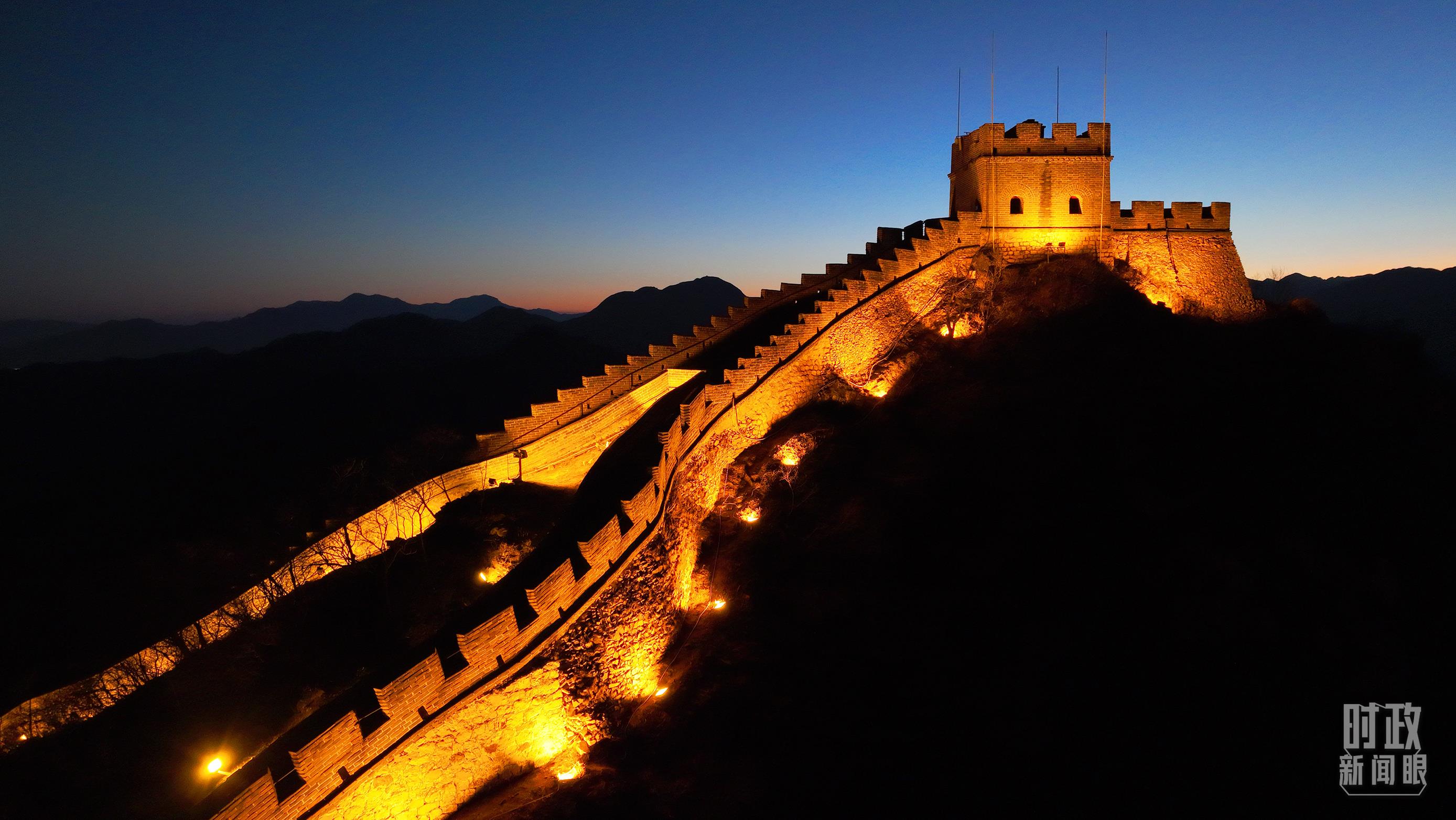 △北京居庸關(guān)長城。（總臺央視記者范凱拍攝）