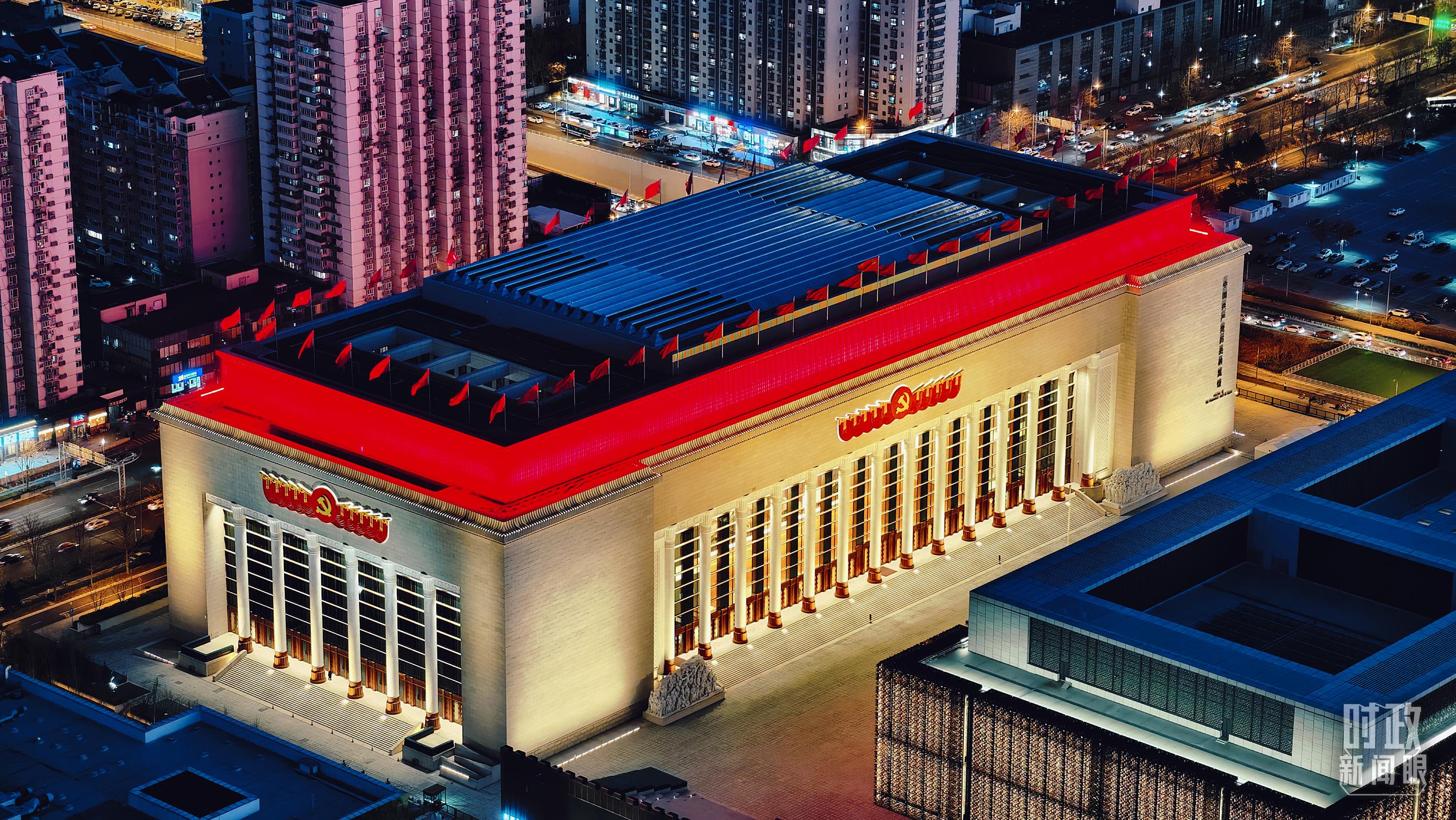 △中國共產(chǎn)黨歷史展覽館。（總臺央視記者張宇拍攝）