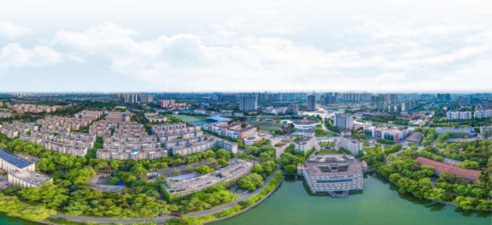 成都理工大學全景航拍圖。成都理工大學供圖