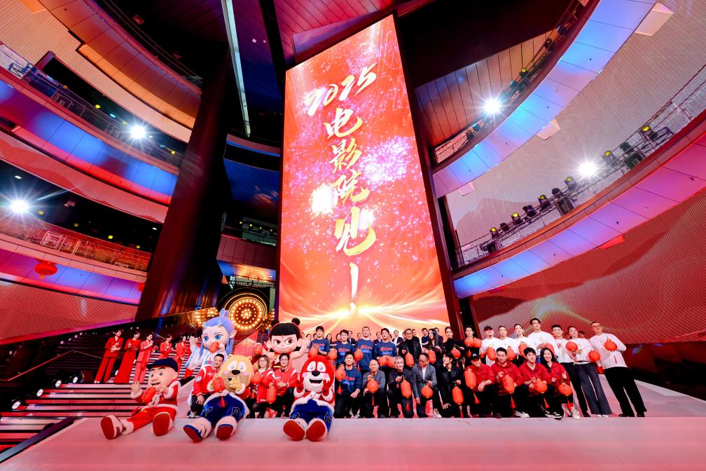 2025年春節(jié)檔電影主創(chuàng)合影。（圖片由主辦方提供）
