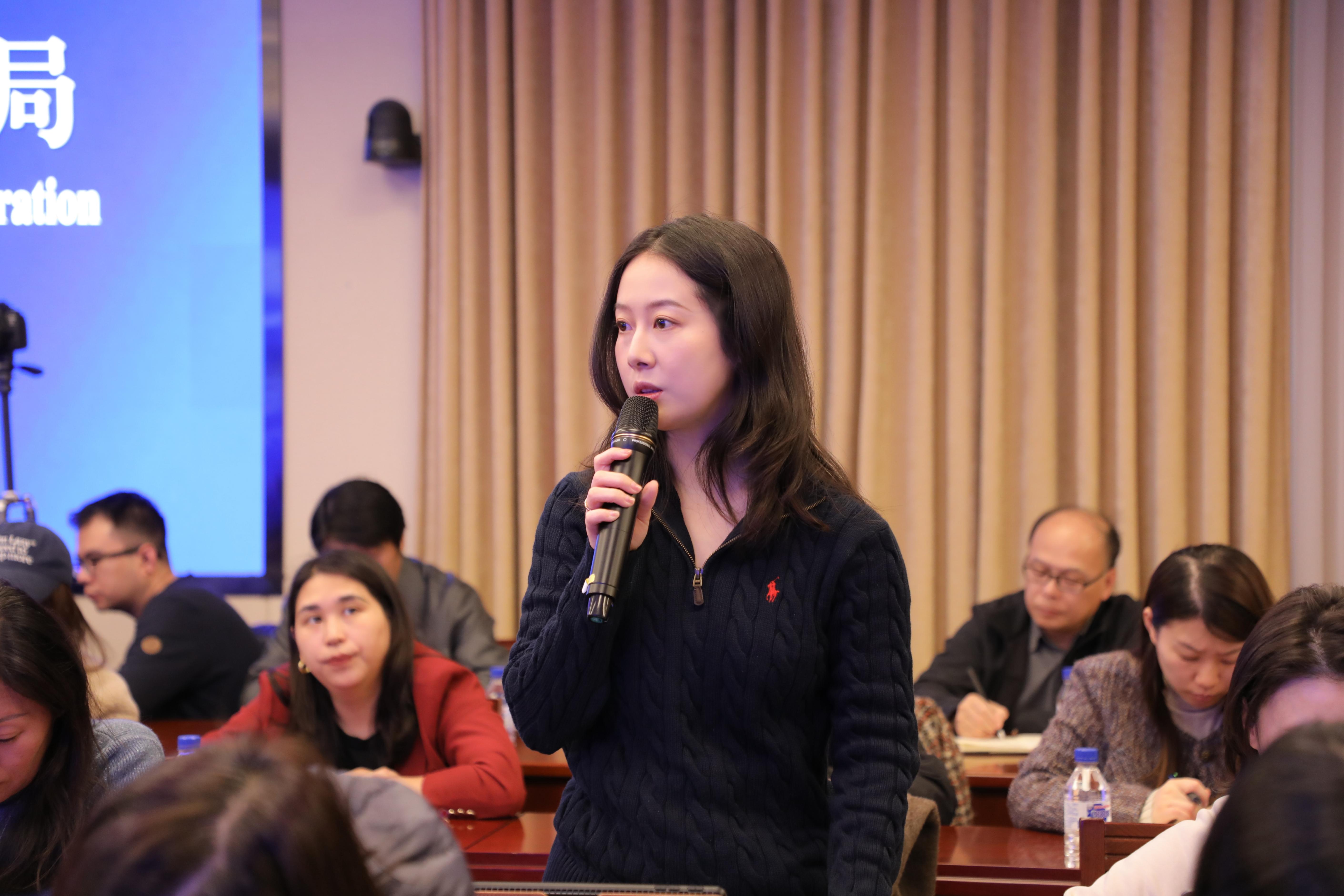 人民網(wǎng)記者提問(wèn)。會(huì)議方供圖