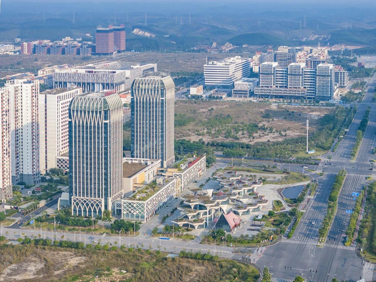 2023年11月，廣西欽州，航拍中國—馬來西亞欽州產業(yè)園區(qū)。