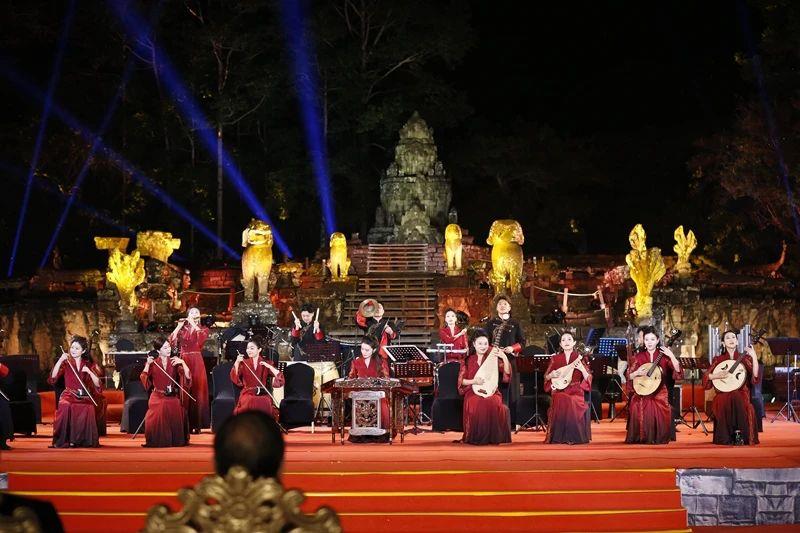 2024年1月13日，在柬埔寨暹粒舉行的“中柬人文交流年”啟動儀式。