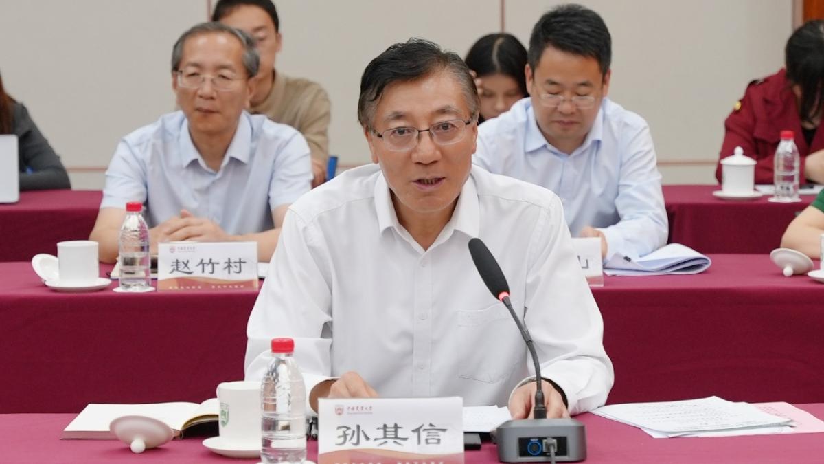 中國工程院院士、中國農(nóng)業(yè)大學校長孫其信。校方供圖